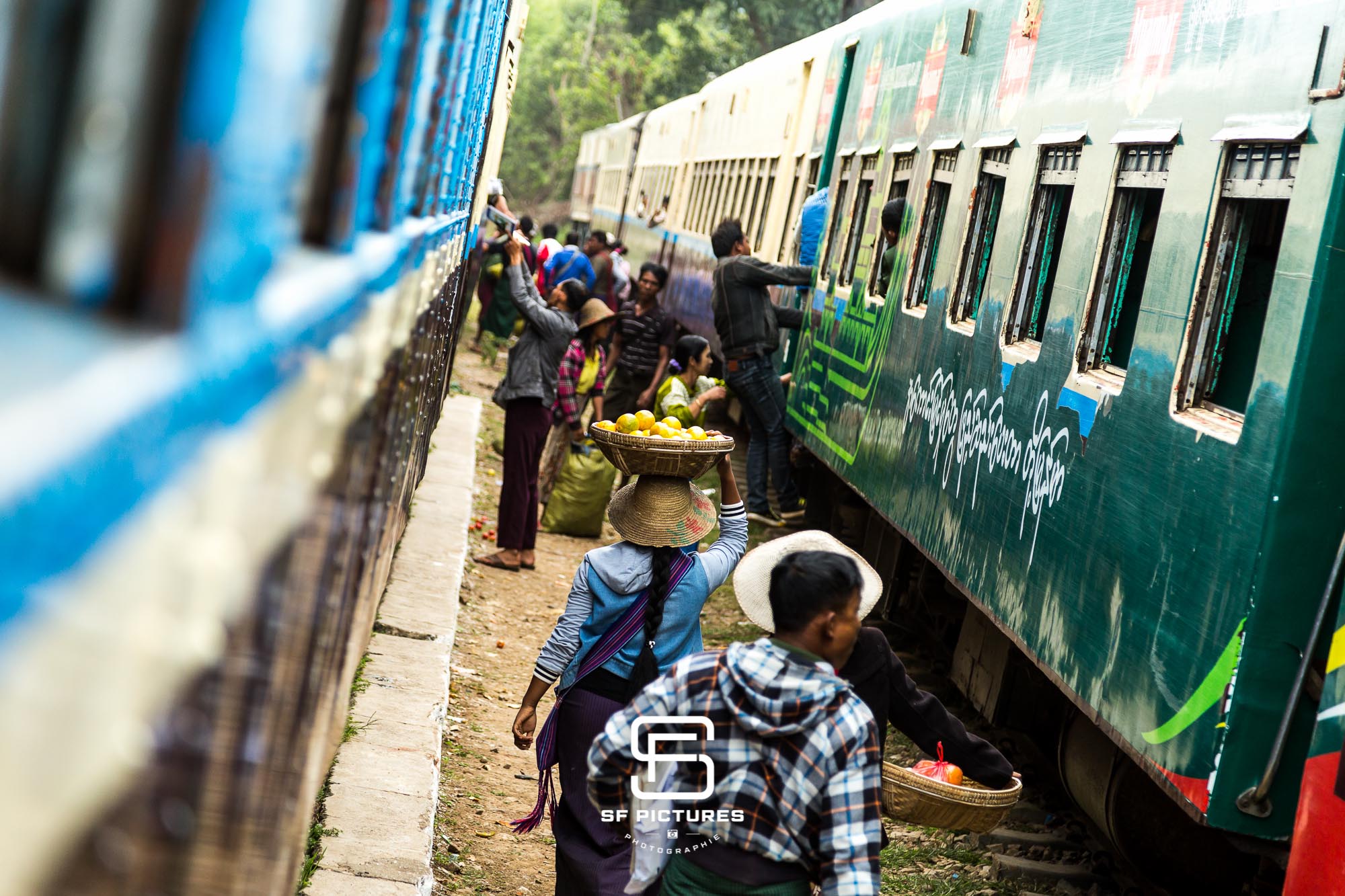 Escale Ferroviaire, Rangoon-Bagan, Birmanie