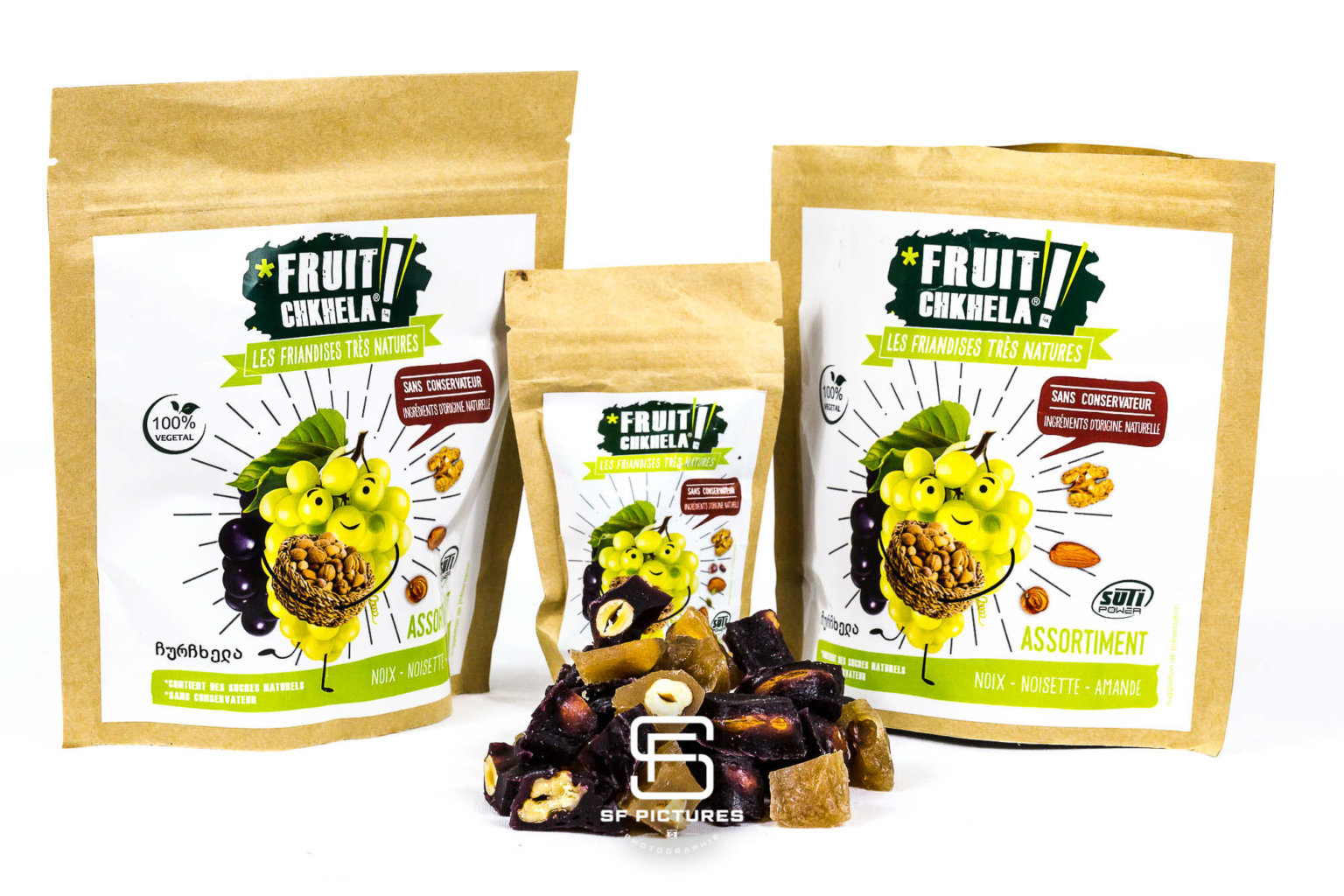 Packshot Fruit Chkhela! pour l&#039;agence Encore Design &amp; Communication