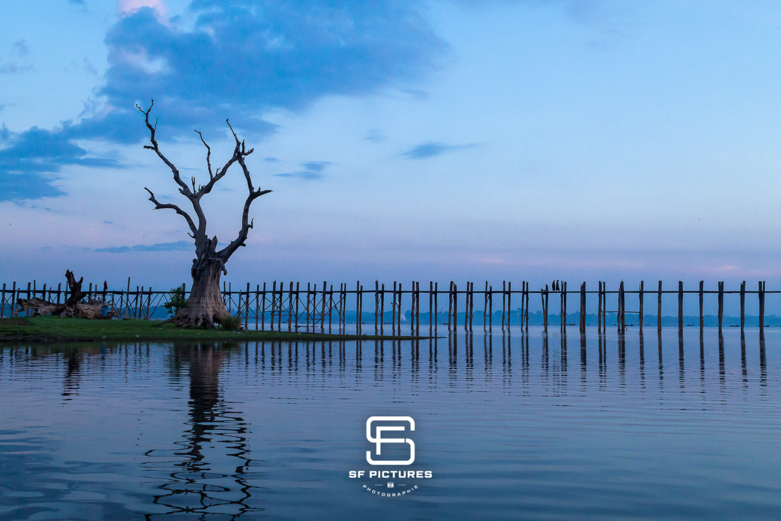 Pont d&#039;U Bein, Amarapura, Birmanie