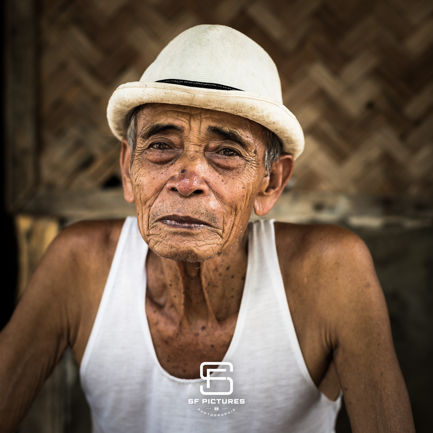L'Homme au Chapeau, Village de Bengle, Java, Indonésie