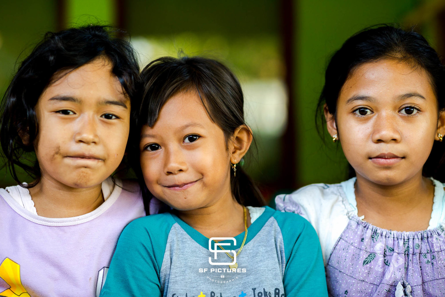 Triple Regard, Village de Pasir Panjang, Java, Indonésie