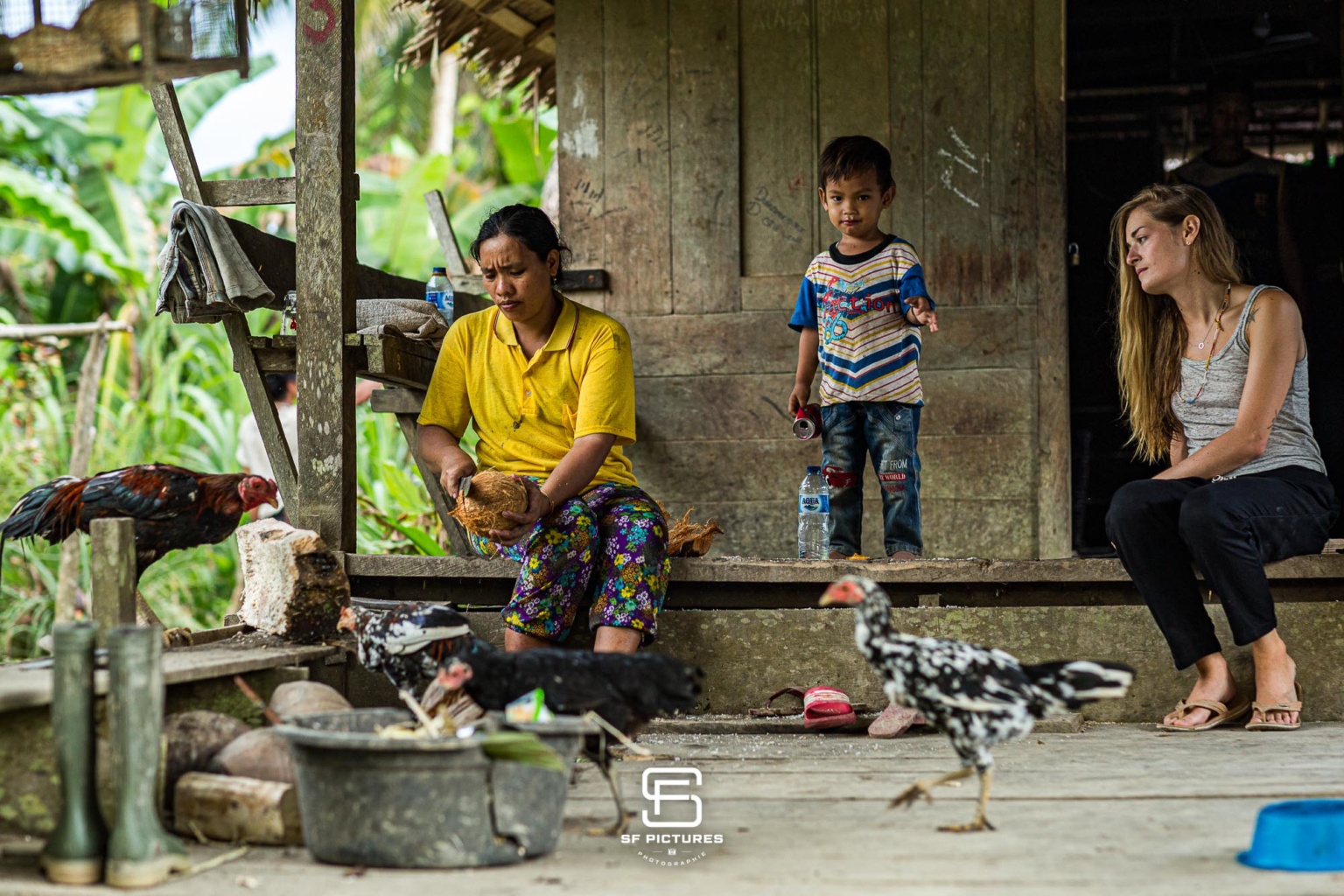 Préparation, Iles Mentawai, Sumatra,Indonésie