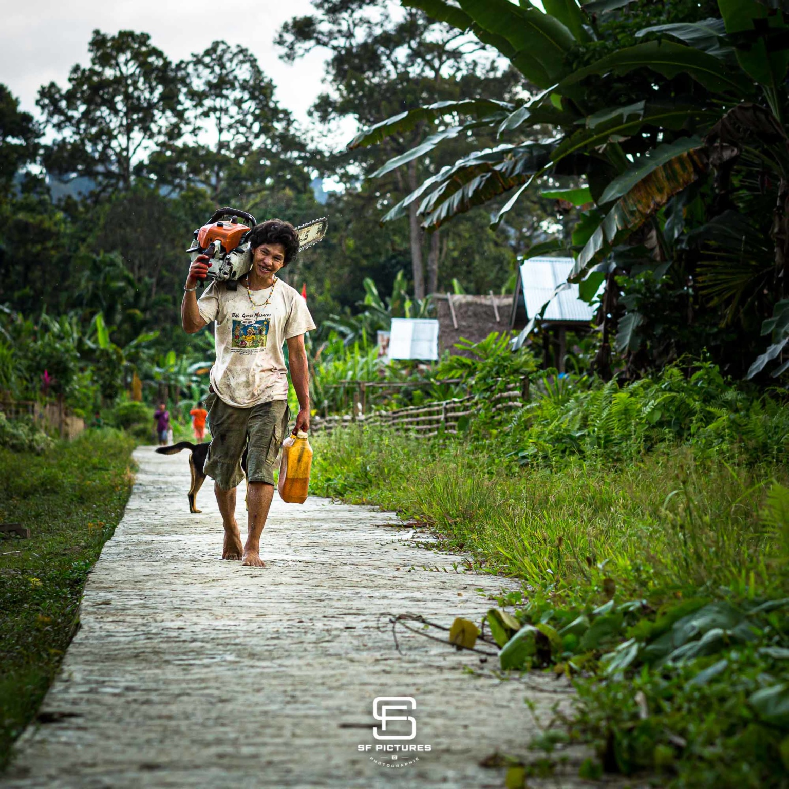 Fin de journée, Iles Mentawai, Sumatra, Indonésie